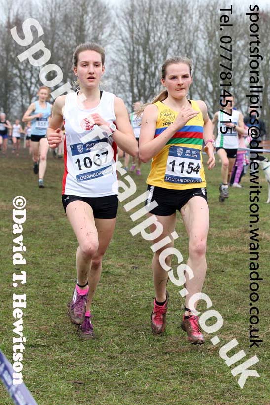 Senior womens Inter Counties Cross Country, Prestwold Hall, Loughborough. Photo: David T. Hewitson/Sports for All Pics